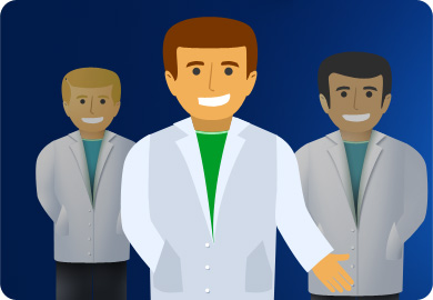 Иллюстрация для медицинского сайта PsyDome