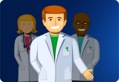 Иллюстрация для медицинского сайта PsyDome