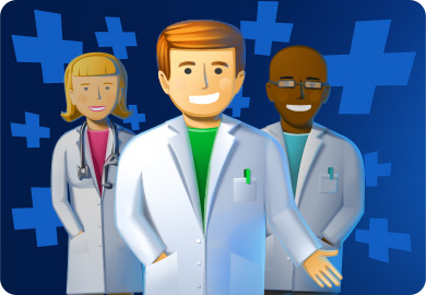 Иллюстрация для медицинского сайта PsyDome