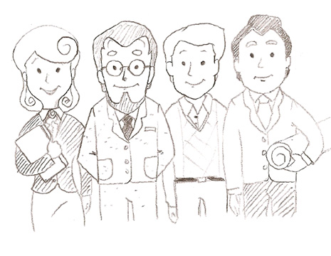 Иллюстрация для сайта компании УниWeb